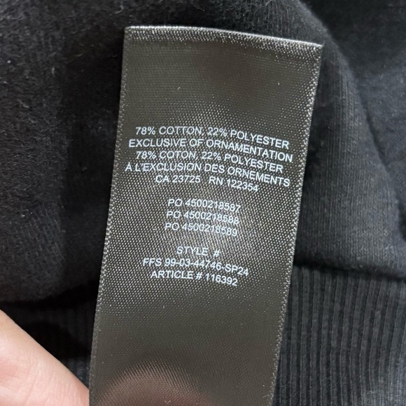 Aritzia Cozy Fleece Mega Cropped Crew Sweatshirt - Picture 3 of 4